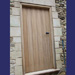 Moulded Oak Plank Door and Frame.